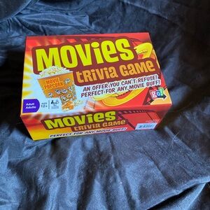 Movies Trivia Game - Red and Yellow